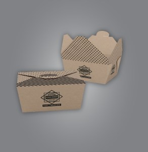 In hộp giấy đựng đồ ăn